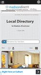 Mobile Screenshot of directory.madisondirect.info