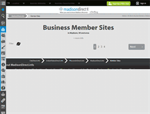 Tablet Screenshot of members.madisondirect.info